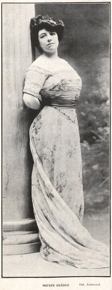 1909-12-05, El Teatro, Nieves Suárez, Audouard