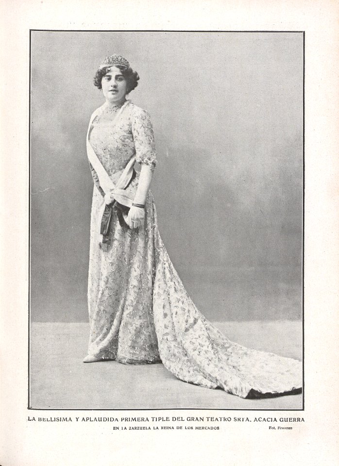1909-12-19, El Teatro, Acacia Guerra, Franzen