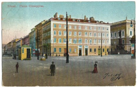 19090107 trieste piazza giuseppina