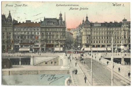 19090117 wien franz josef kai rothenturmstrasse photo