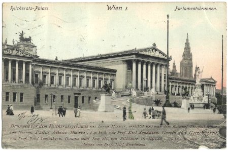 19090117 wien reichsrats parlamentsbrunnen