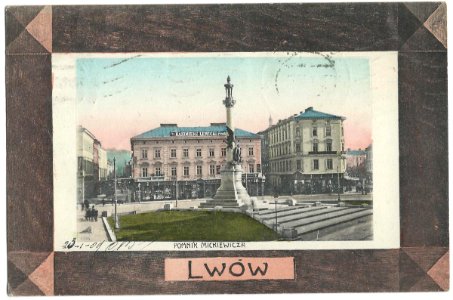 19090123 lwow pomnik mickiewicza