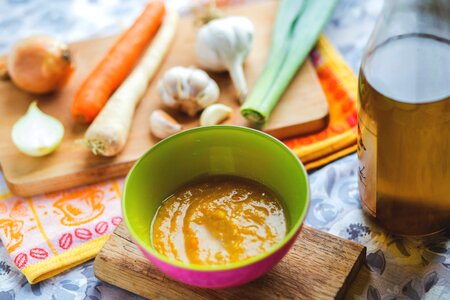 Bowl carrot diet