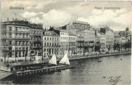 19091210 hamburg neuer jungfernstieg
