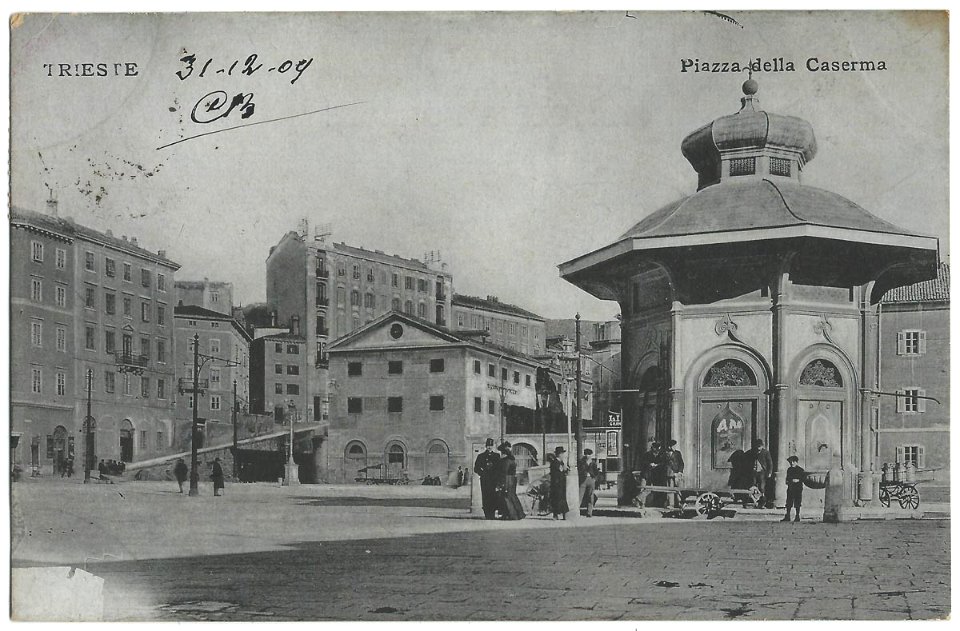 19091231 trieste piazza della caserma
