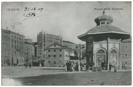 19091231 trieste piazza della caserma