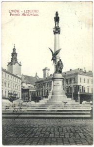 19091221 lwow pomnik mickiewicza photo