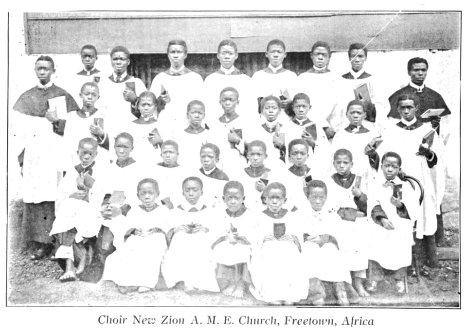 HEARD(1910) 05 - Choir New Zion A.M.E. Church, Freetown, Sierra Leone