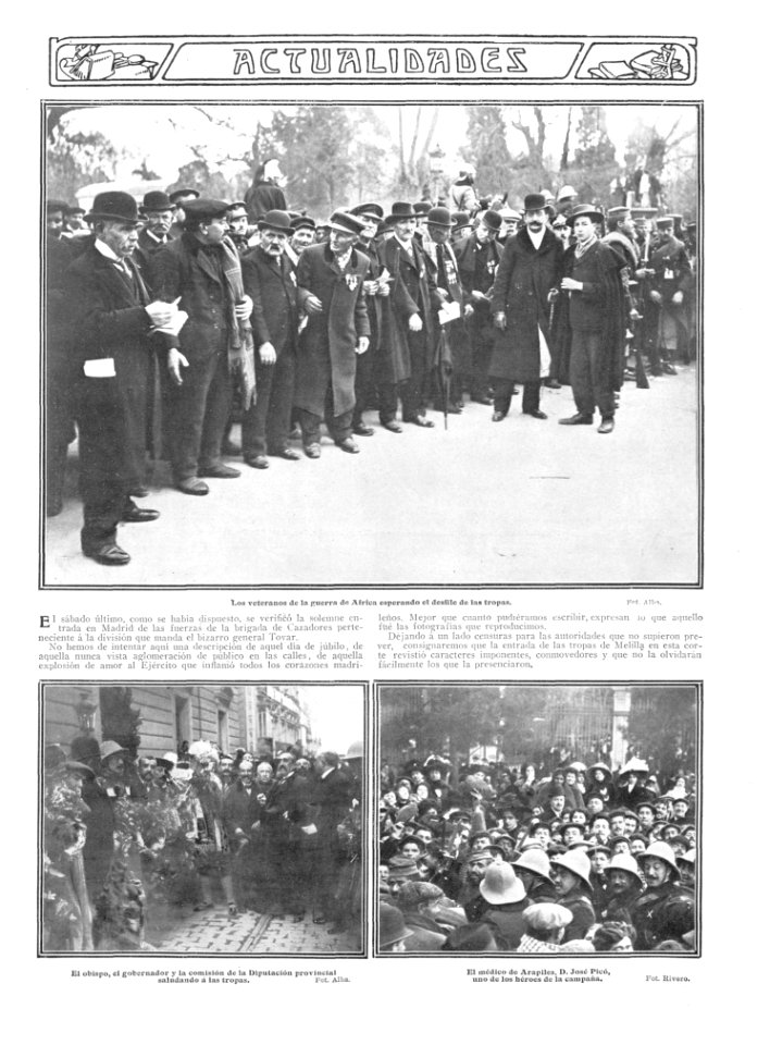 1910-01-27, Actualidades, Regreso de tropas de Melilla (12)