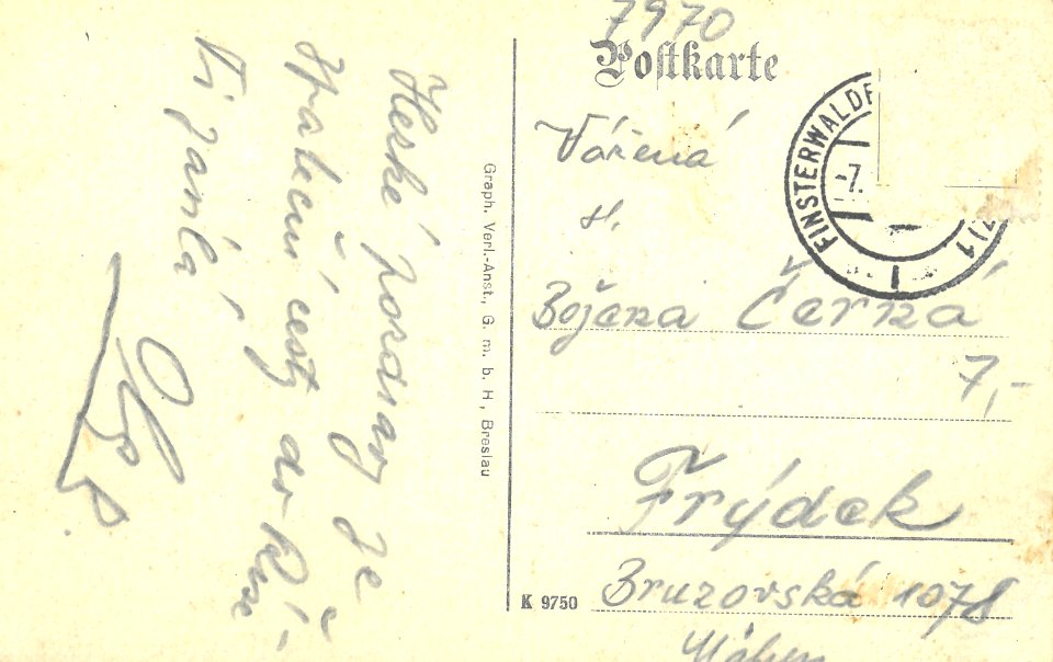 1910 Rathaus Kirchhain NL Rückseite (Alter Fritz)