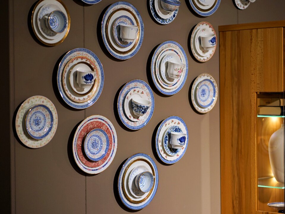 Interior design tableware kitchen