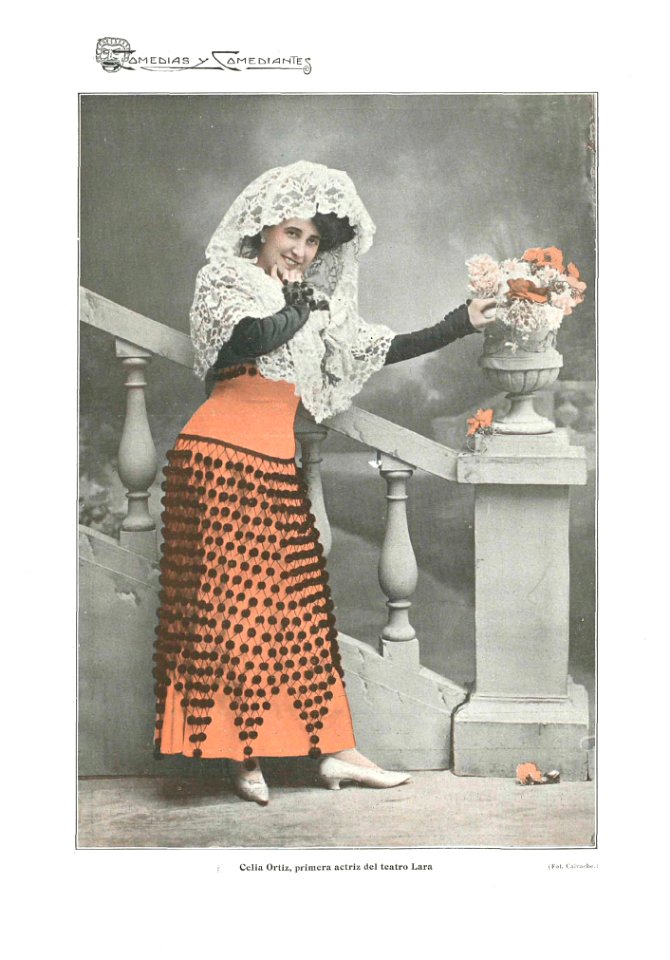 1910-11, Comedias y Comediantes, Celia Ortiz, Calvache