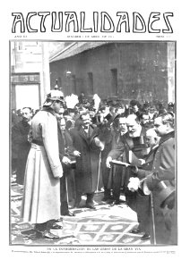 1910-04-07, Actualidades, En la inauguración de las obras de la Gran Vía, Goñi