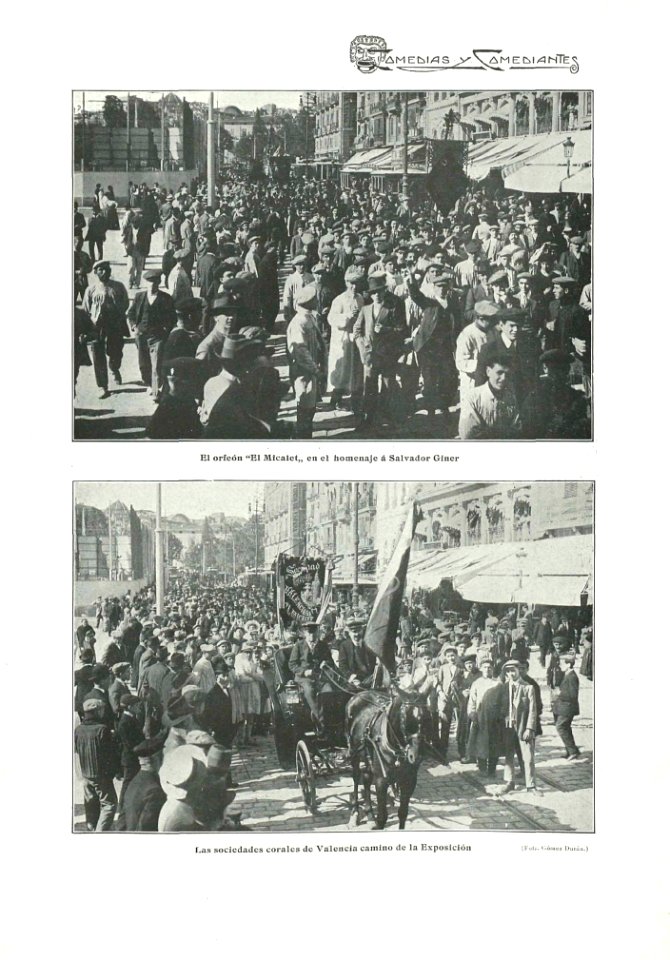 1910-11, Comedias y Comediantes, Valencia, Gómez Durán