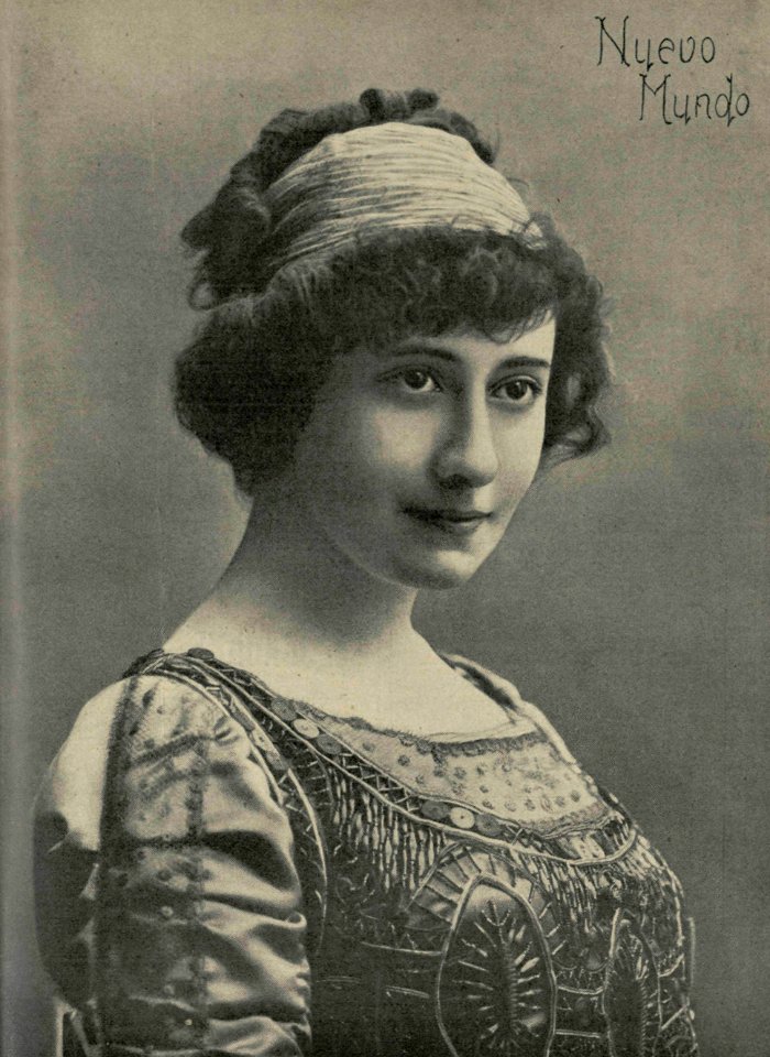 1910-09-08, Nuevo Mundo, Adela Carbone, Calvache (cropped)