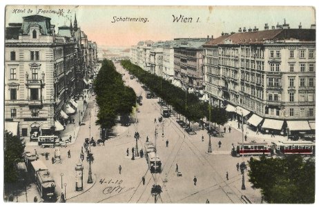 19100104 wien schottenring hotel de france