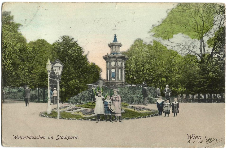 19100106 wien wetterhauschen im stadtpark