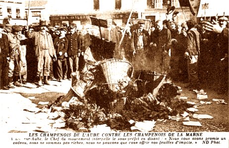 1911 autodafé de feuilles d'impots