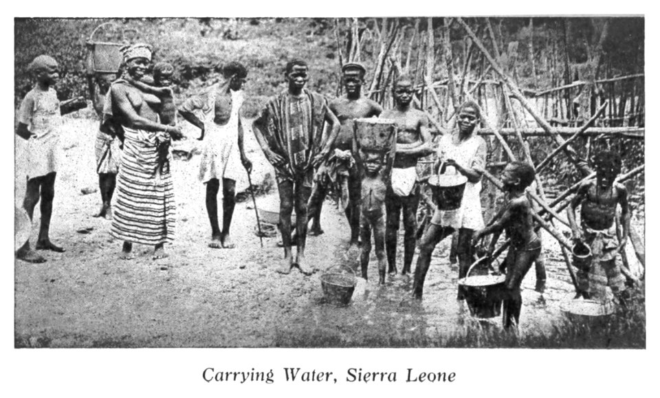 HEARD(1911) Carrying Water, Sierra Leone