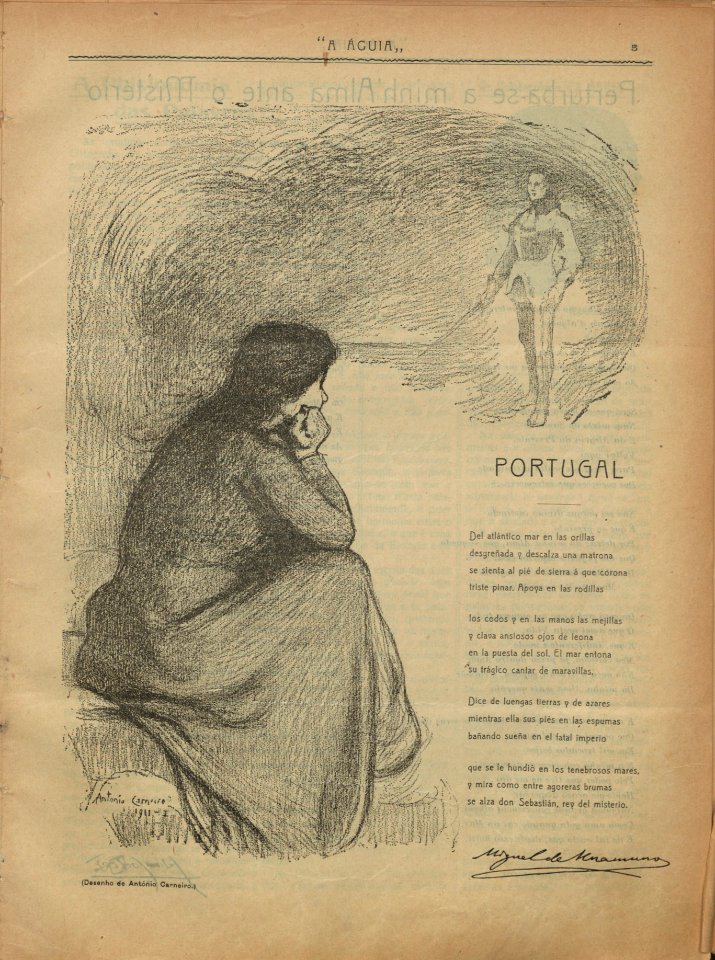 1911-02-01, A Águia, Portugal, Miguel de Unamuno, António Carneiro