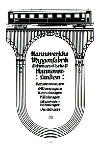 1911-04-20 Illustrirte Zeitung S. 0024 S. XXIV Änne Koken Hannoversche Waggonfabrik Aktiengesellschaft Hannover-Linden