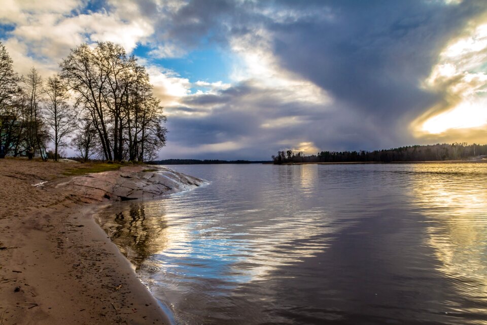 Outdoors reflection landscape