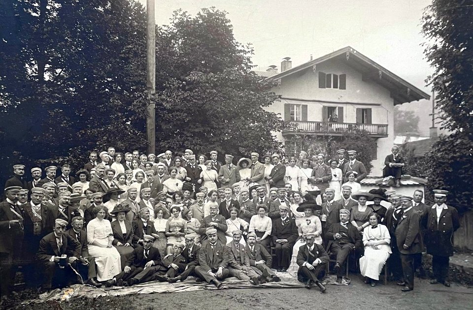 1912 Stiftungsfest Ausflug Tegernsee