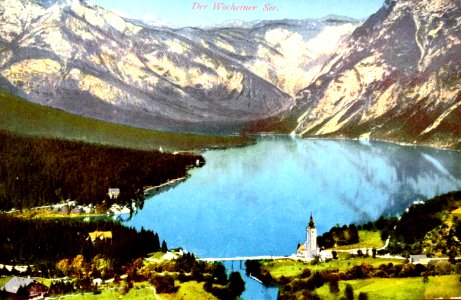 1912 postcard of Bohinj