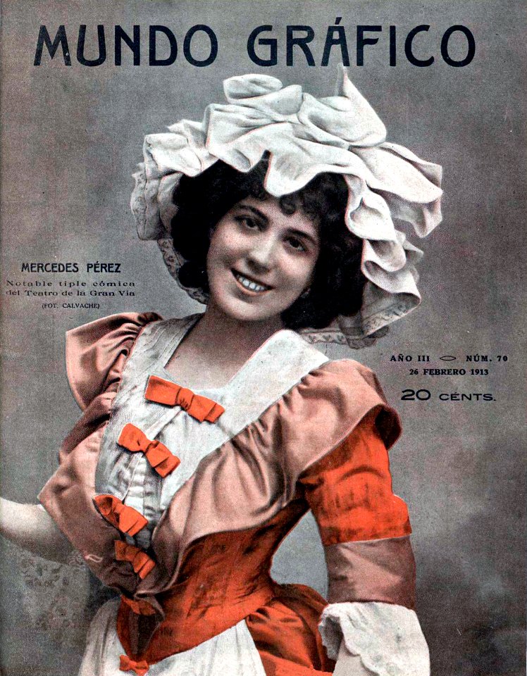 1913-02-26, Mundo Gráfico, Mercedes Pérez, Calvache