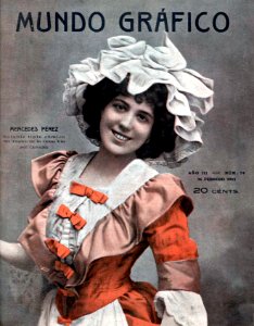 1913-02-26, Mundo Gráfico, Mercedes Pérez, Calvache