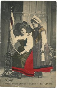 19130107 strassburg elsass lothringen grachten