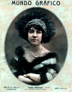 1913-01-15, Mundo Gráfico, Elena Riquelme, Calvache