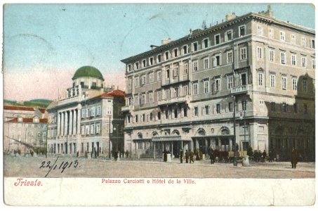 19130122 trieste palazzo carciotti