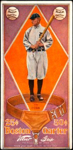 1914 Boston Garter Color Ty Cobb