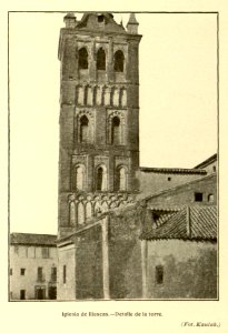 1914-02, Arte Español, Iglesia de Illescas, detalle de la torre, Kaulak