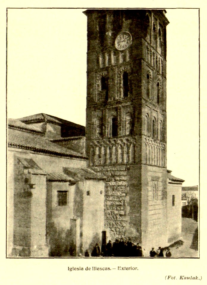 1914-02, Arte Español, Iglesia de Illescas, exterior, Kaulak