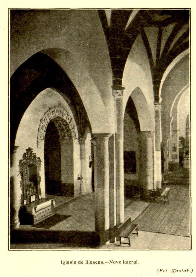 1914-02, Arte Español, Iglesia de Illescas, nave lateral, Kaulak