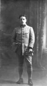 1915-Charles Cazaurang en uniforme de la première guerre mondiale