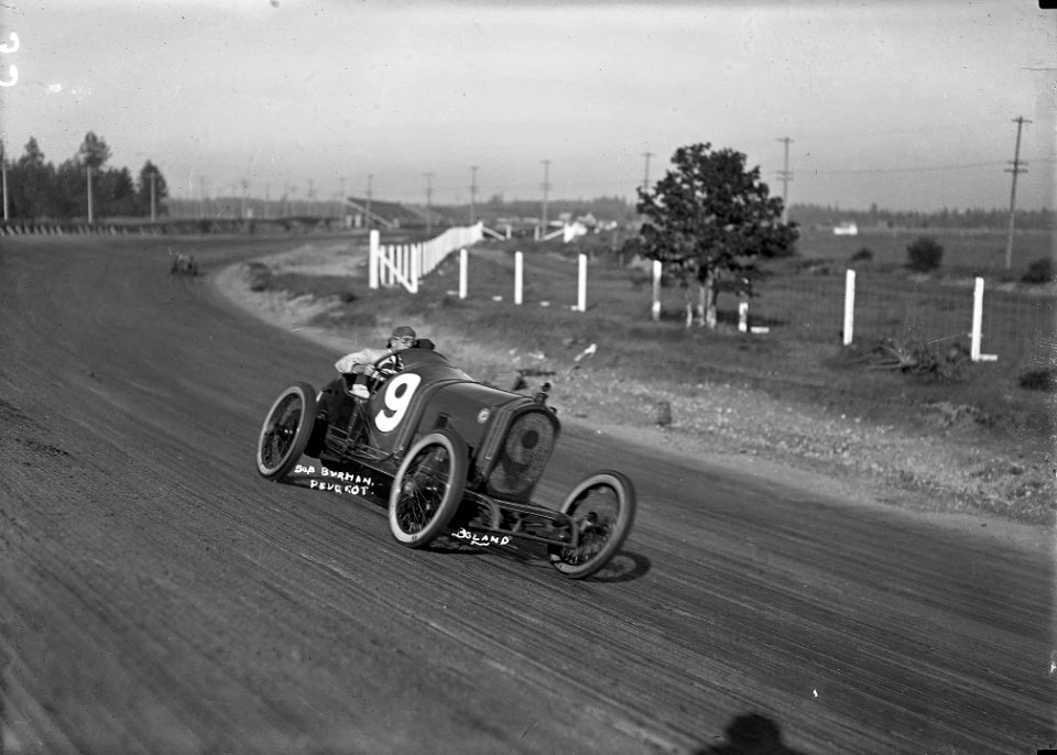 1915 Tacoma Speedway Bob Burman Marvin D Boland Collection G511091