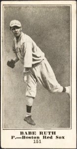 1916 M101-4 Sporting News Babe Ruth Rookie -151