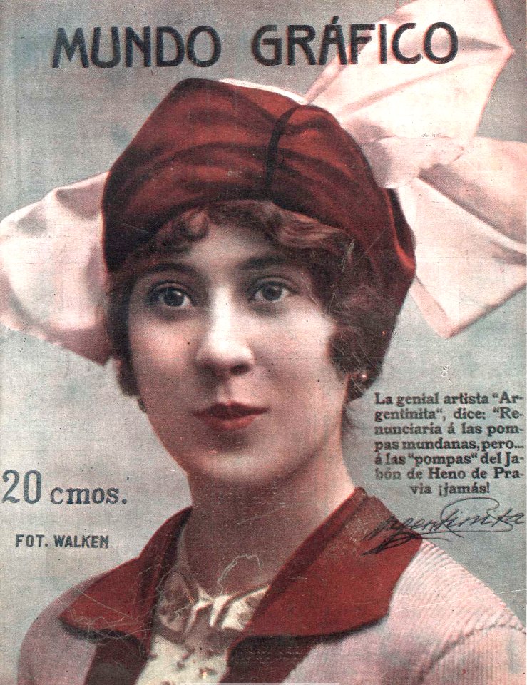 1916-05-10, Mundo Gráfico, Argentinita, Walken