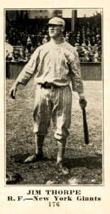 1916 M101-5 Sporting News Jim Thorpe 176 photo
