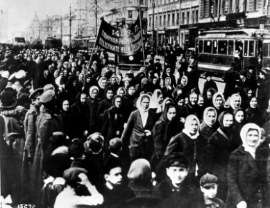 1917 International Women's Day - Petrograd photo
