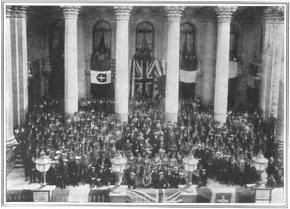 1918 British soldiers in front of Valletta Opera House
