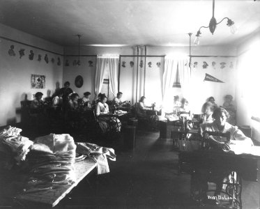 1918 Cushman Indian School Tacoma Marvin D Boland Collection BOLANDB1187 photo