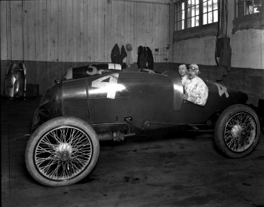 1920 Chevrolet no 4 in garage in Tacoma Marvin D Boland Collection G511118