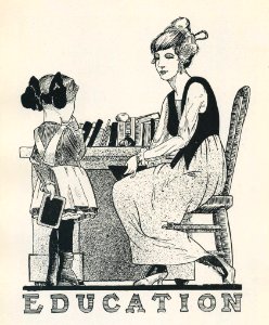 1920 Locust yearbook p. 103 (Education)