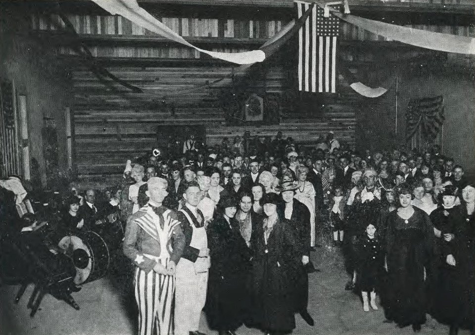 1920 Locust yearbook p. 172 (George Washington Reception)
