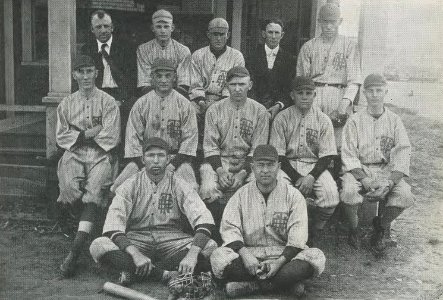 1920 Locust yearbook p. 148 (Baseball- The Lions)