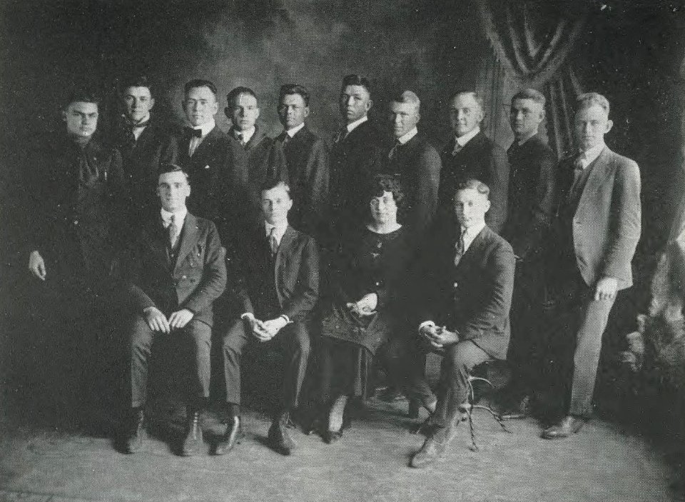 1920 Locust yearbook p. 155 (Debating Society)